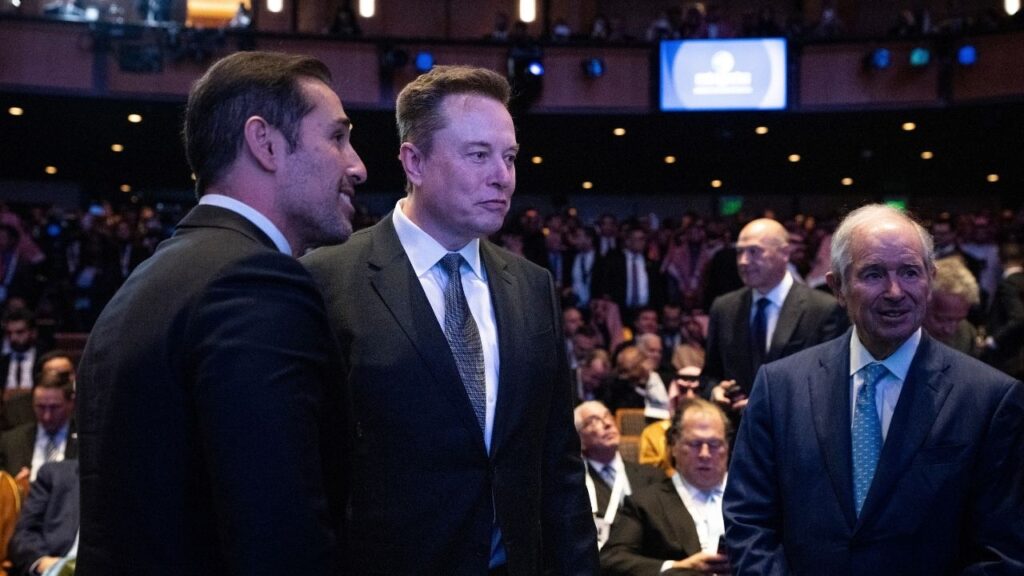 Elon Musk at an event at the Kennedy Center in Washington, Nov. 19, 2025. Musk has donated $10 million to help a Republican businessman in the party’s primary race to succeed Sen. Mitch McConnell (R-Ky.), in a sign that Musk, the world’s richest person, may be looking to play an influential role in the midterm elections. (Haiyun Jiang/The New York Times)