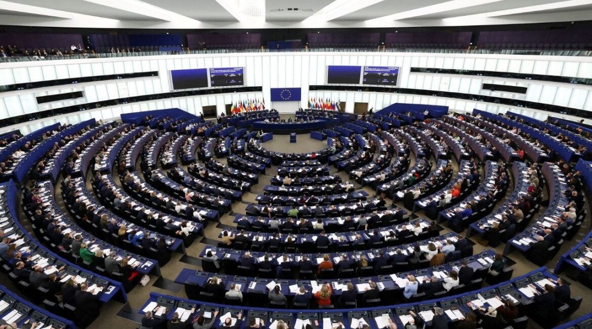 General view of a plenary room of the European Parliament ahead of European Union High Representative for Foreign Affairs and Security Policy and European Commission Vice-President Kaja Kallas' address on territorial integrity and sovereignty of Greenland and the Kingdom of Denmark, in Strasbourg, France January 20, 2026. (Reuters File)