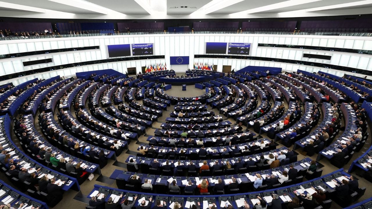 General view of a plenary room of the European Parliament ahead of European Union High Representative for Foreign Affairs and Security Policy and European Commission Vice-President Kaja Kallas' address on territorial integrity and sovereignty of Greenland and the Kingdom of Denmark, in Strasbourg, France January 20, 2026. (Reuters File)