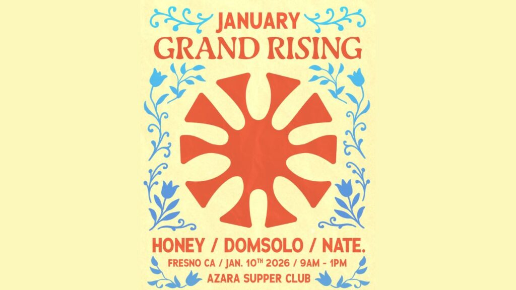 Grand Rising will host its third sober community event Saturday, Jan. 10, 2025, in north Fresno, featuring group runs, a bike ride, vendors, live music and fitness-focused activities. (Grand Rising)