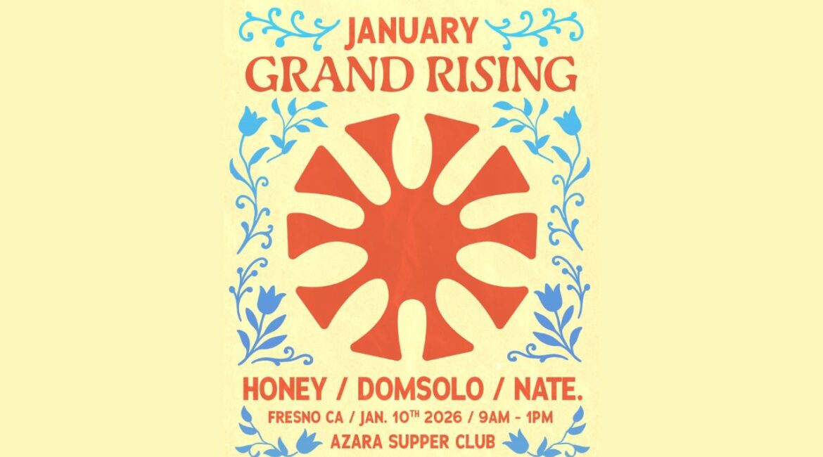 Grand Rising will host its third sober community event Saturday, Jan. 10, 2025, in north Fresno, featuring group runs, a bike ride, vendors, live music and fitness-focused activities. (Grand Rising)