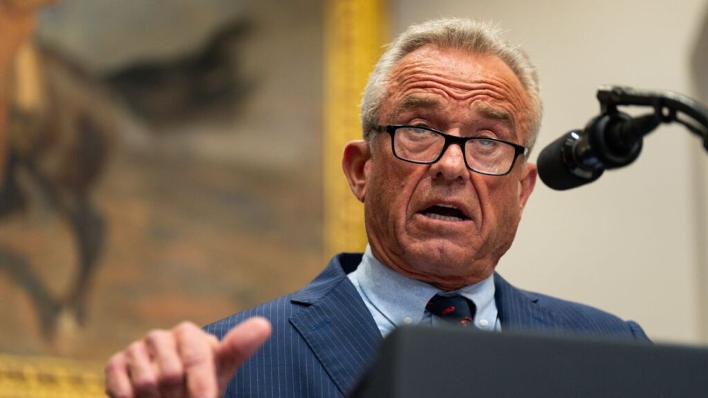 Health and Human Services Secretary Robert F. Kennedy Jr. speaks during an announcement regarding autism at the White House in Washington, Sept. 22, 2025. Kennedy rallied supporters at the Pennsylvania State Capitol, but said he wasn’t running for president. (Tierney L. Cross/The New York Times)