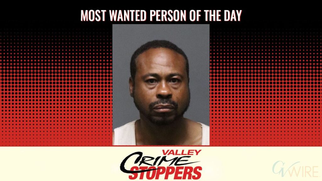 Johnny Wright is Valley Crime Stoppers' Most Wanted Person of the Day for Jan 16, 2026. (Valley Crimes Stoppers)