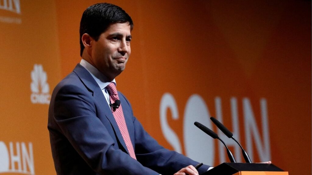 Kevin Warsh, Fellow in Economics at the Hoover Institution and lecturer at the Stanford Graduate School of Business, reacts during the Sohn Investment Conference in New York City, U.S., May 8, 2017. (Reuters File)