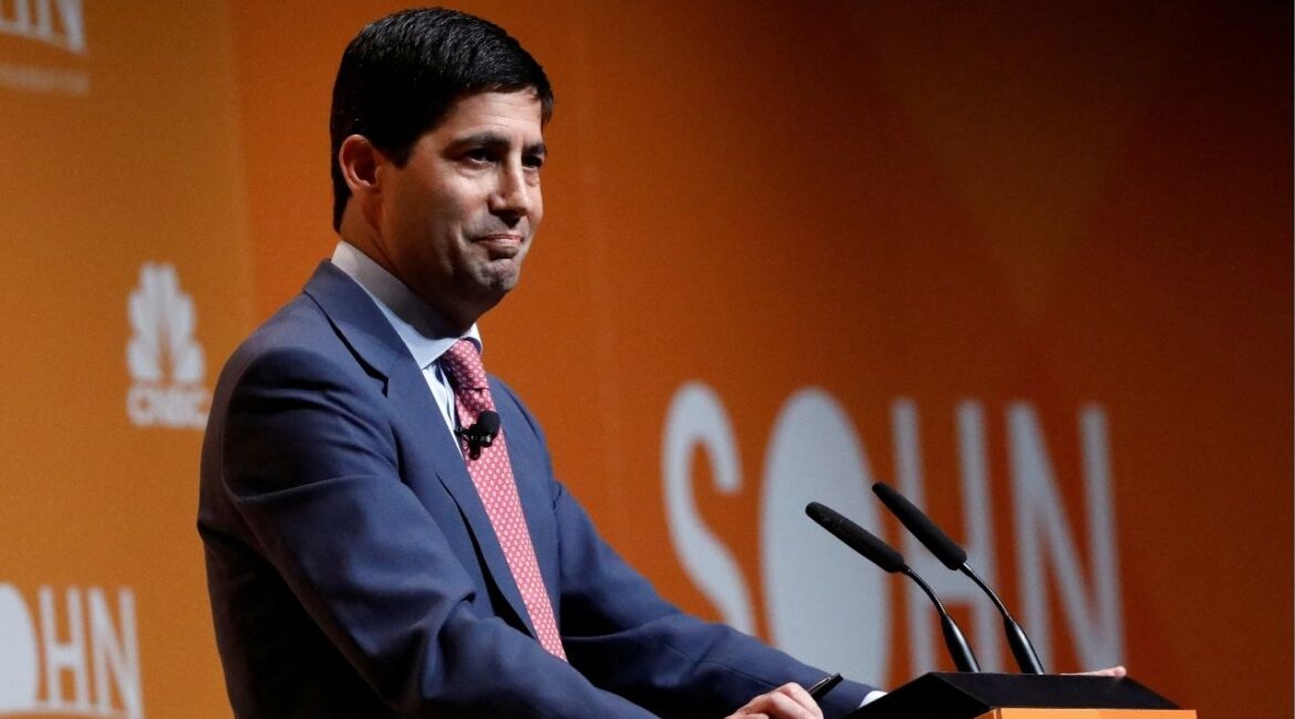 Kevin Warsh, Fellow in Economics at the Hoover Institution and lecturer at the Stanford Graduate School of Business, reacts during the Sohn Investment Conference in New York City, U.S., May 8, 2017. (Reuters File)