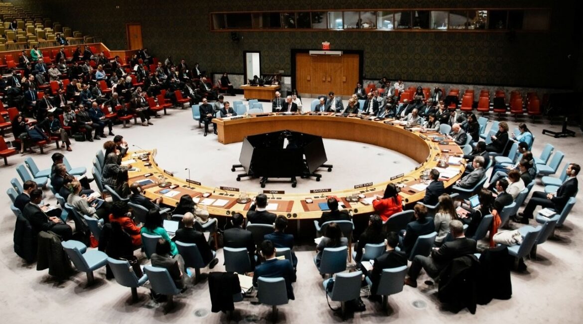 Members of the UN Security Council meet on Iran at the request of the United States at U.N. headquarters in New York City, U.S., January 15, 2026. (Reuters/Eduardo Munoz)