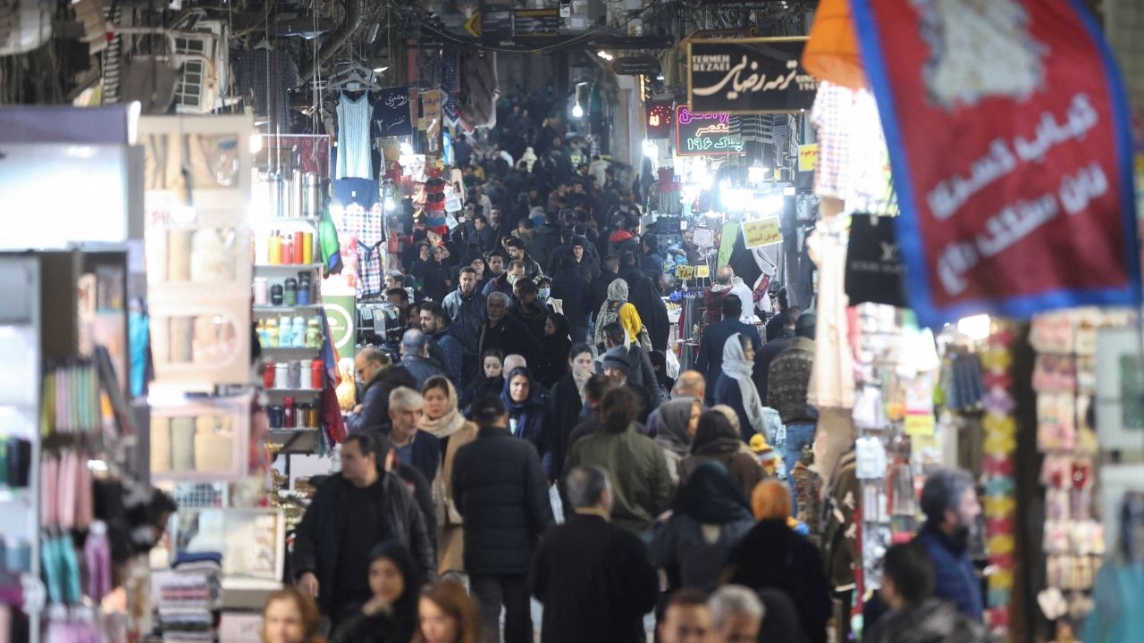 People walk in Tehran Grand Bazaar in Tehran, Iran, January 15, 2026. (Majid Asgaripour/WANA (West Asia News Agency) via Reuters)