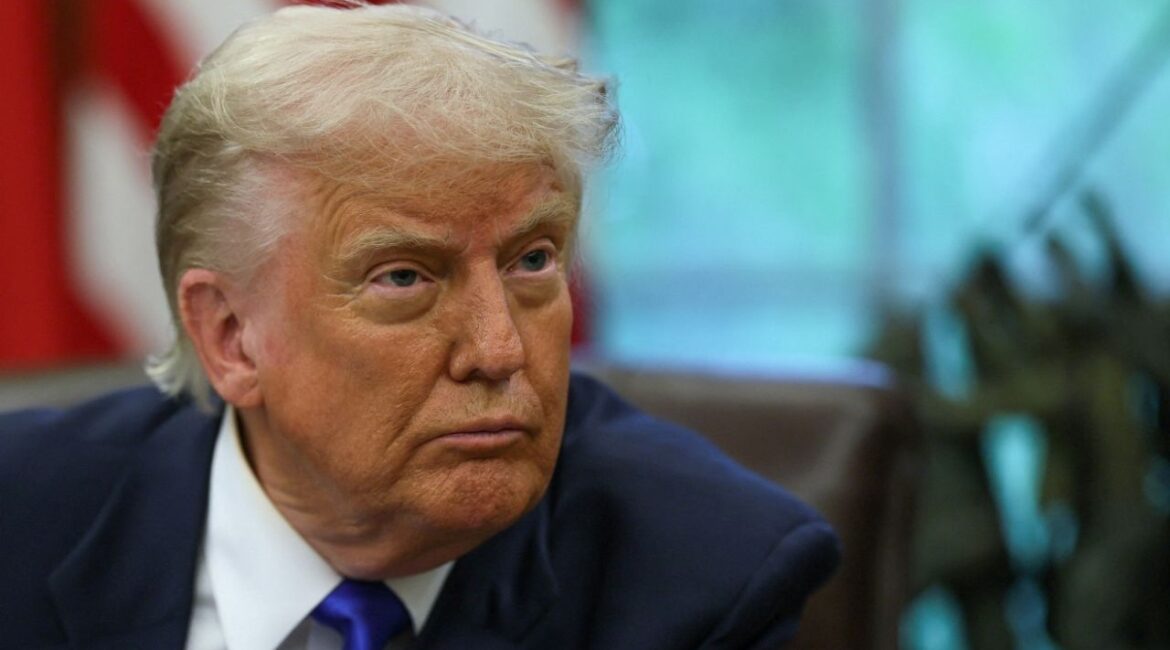 President Donald Trump looks on as he signs executive orders and proclamations in the Oval Office at the White House, in Washington, D.C., U.S., May 5, 2025. (Reuters File)