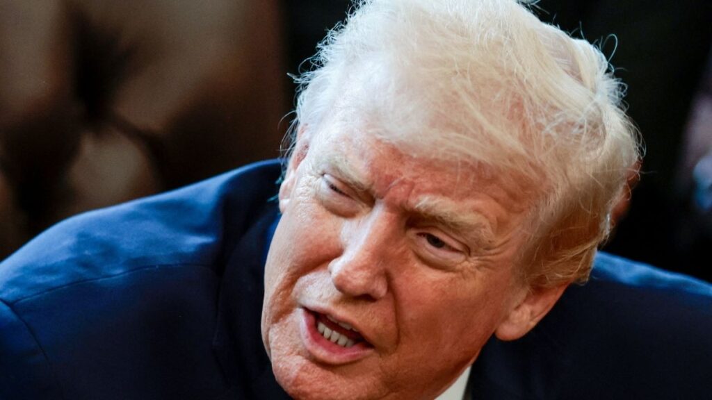 President Donald Trump speaks in the Oval Office as he signs an executive order recommending loosening the federal regulations on marijuana, at the White House in Washington, D.C., U.S., December 18, 2025. (Reuters/Evelyn Hockstein)