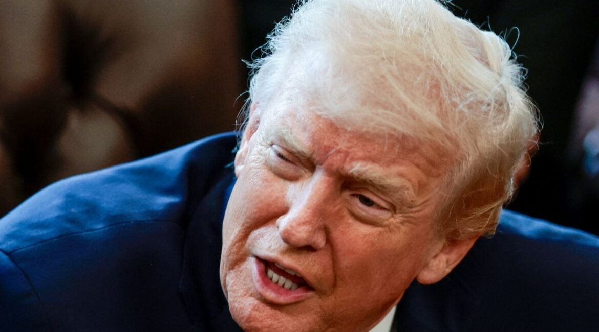 President Donald Trump speaks in the Oval Office as he signs an executive order recommending loosening the federal regulations on marijuana, at the White House in Washington, D.C., U.S., December 18, 2025. (Reuters/Evelyn Hockstein)