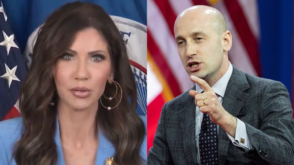 Republican Sen. Thom Tillis responded after President Donald Trump labeled him a “loser,” criticizing Homeland Security Secretary Kristi Noem and adviser Stephen Miller as lawmakers clash over ICE enforcement and a looming DHS funding deadline following deadly shootings in Minneapolis. (GV Wire Composite)