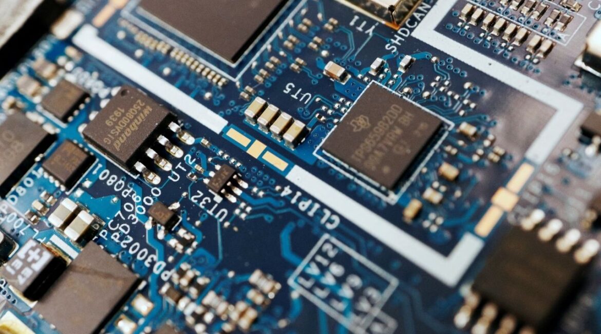 Semiconductor chips are seen on a circuit board of a computer in this illustration picture taken February 25, 2022. (Reuters File)
