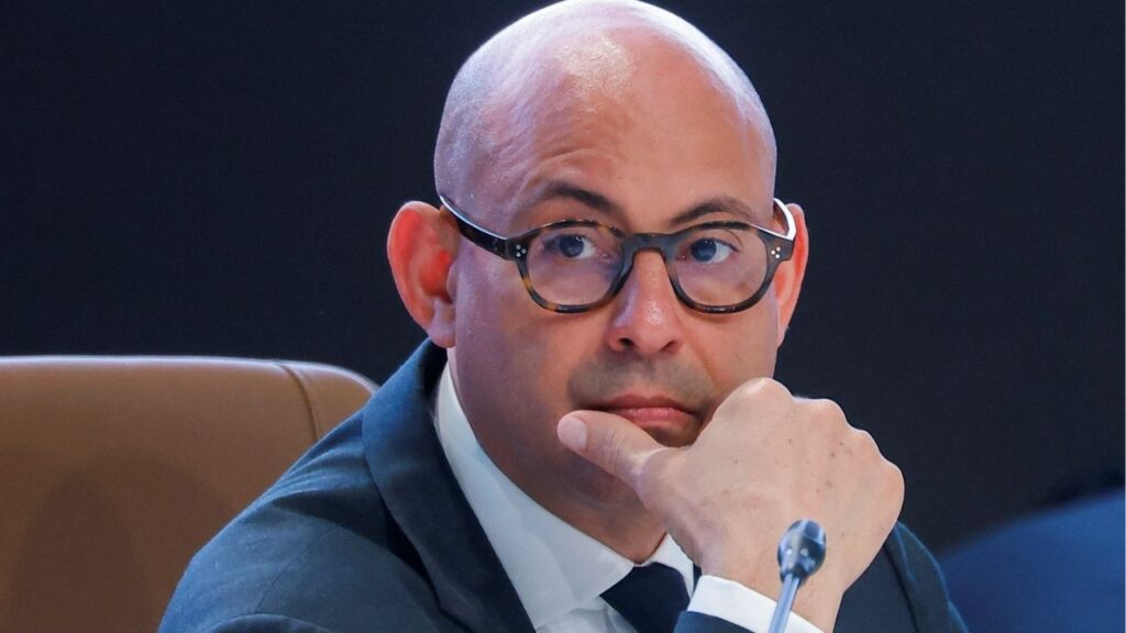 Simon Stiell, Executive Secretary of UNFCCC attends the United Nations climate change conference COP29 in Baku, Azerbaijan, November 18, 2024. (Reuters/Maxim Shemetov)