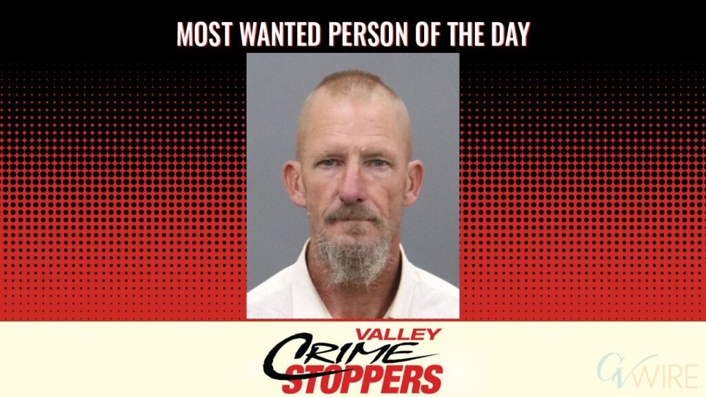Stephen Deryle Cooper is Valley Crime Stoppers' Most Wanted Person of the Day for Jan 23, 2026. (Valley Crimes Stoppers)