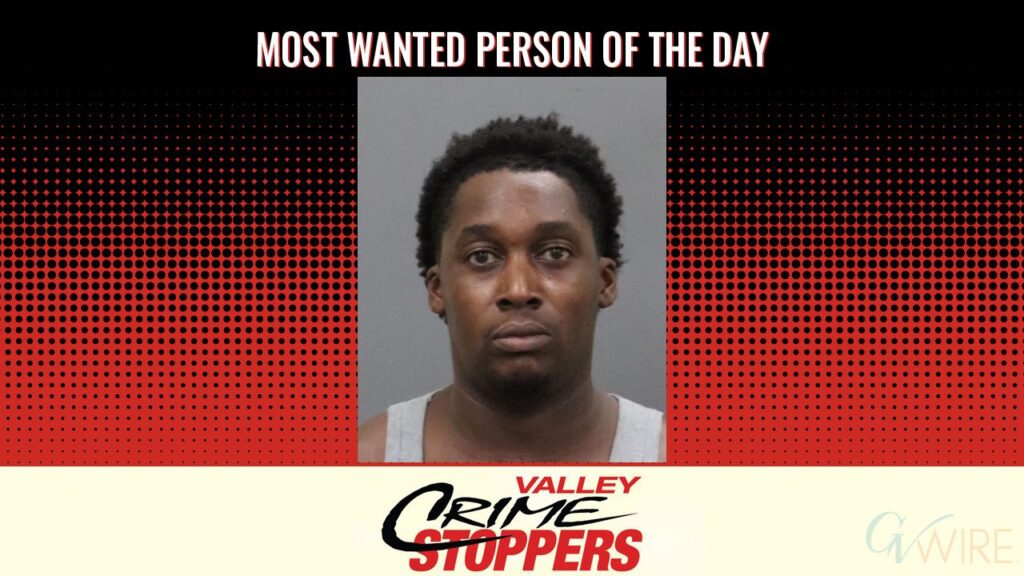 Talib Amir Rashad is Valley Crime Stoppers' Most Wanted Person of the Day for Jan 20, 2026. (Valley Crimes Stoppers)