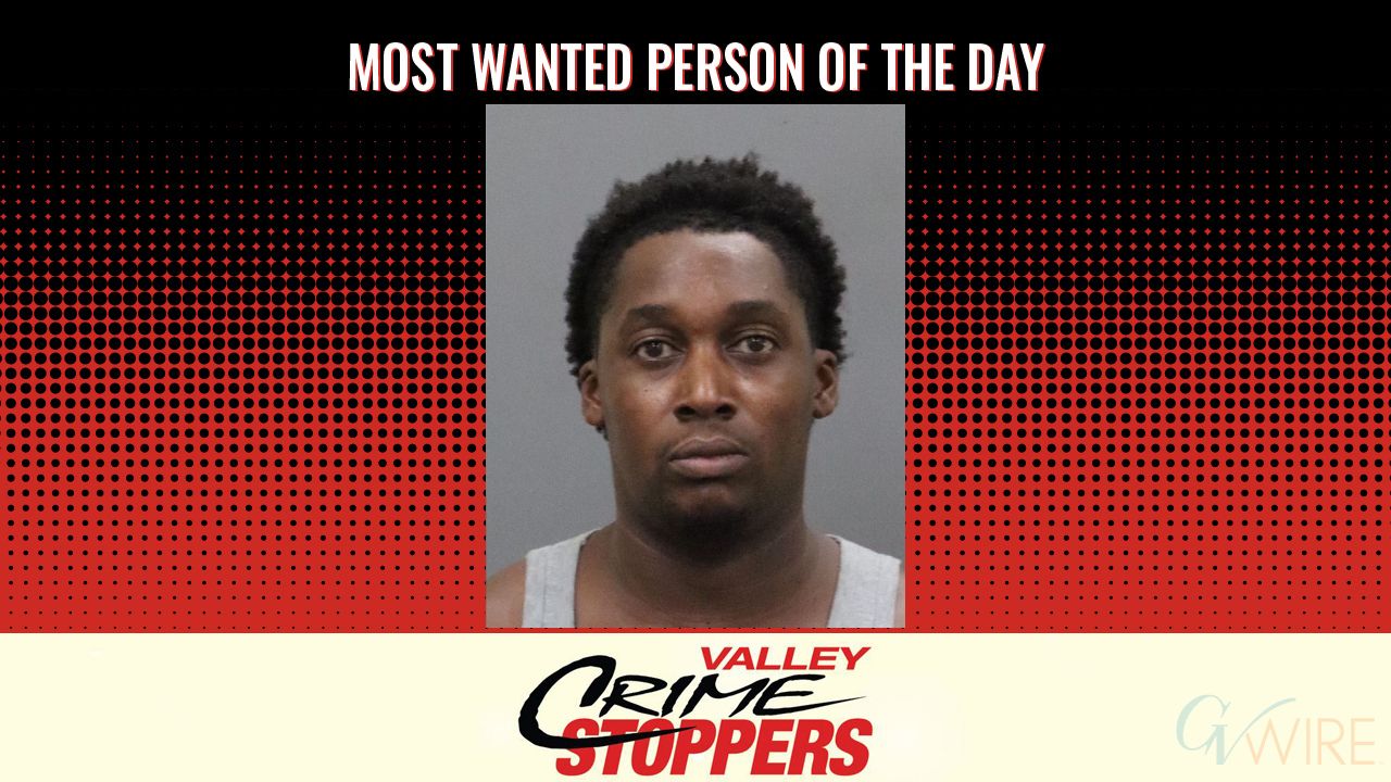 Talib Amir Rashad is Valley Crime Stoppers' Most Wanted Person of the Day for Jan 20, 2026. (Valley Crimes Stoppers)