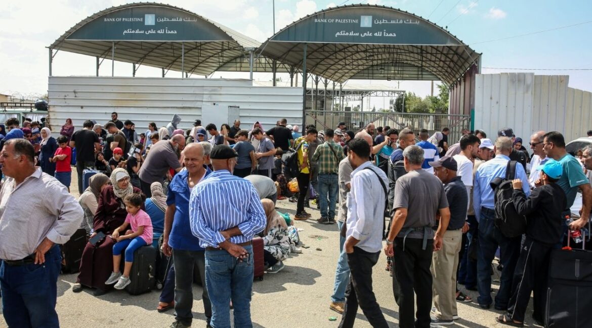 The Rafah border crossing with Egypt in southern Gaza on Oct. 16, 2023. Israel has agreed to allow the crossing to reopen as part of the cease-fire deal struck in October 2025. (Samar Abu Elouf/The New York Times)