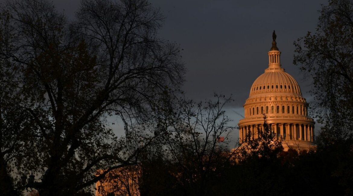 The U.S. Capitol building is pictured at sunset on Capitol Hill in Washington, U.S., November 22, 2019. (Reuters/Loren Elliott)