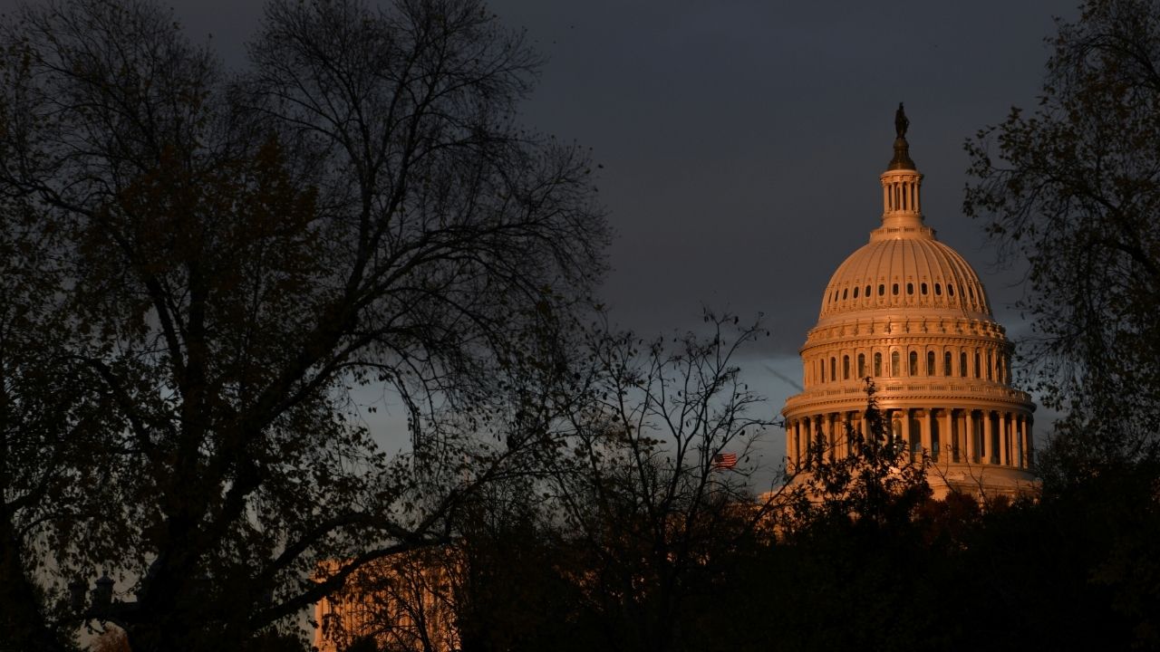 The U.S. Capitol building is pictured at sunset on Capitol Hill in Washington, U.S., November 22, 2019. (Reuters/Loren Elliott)