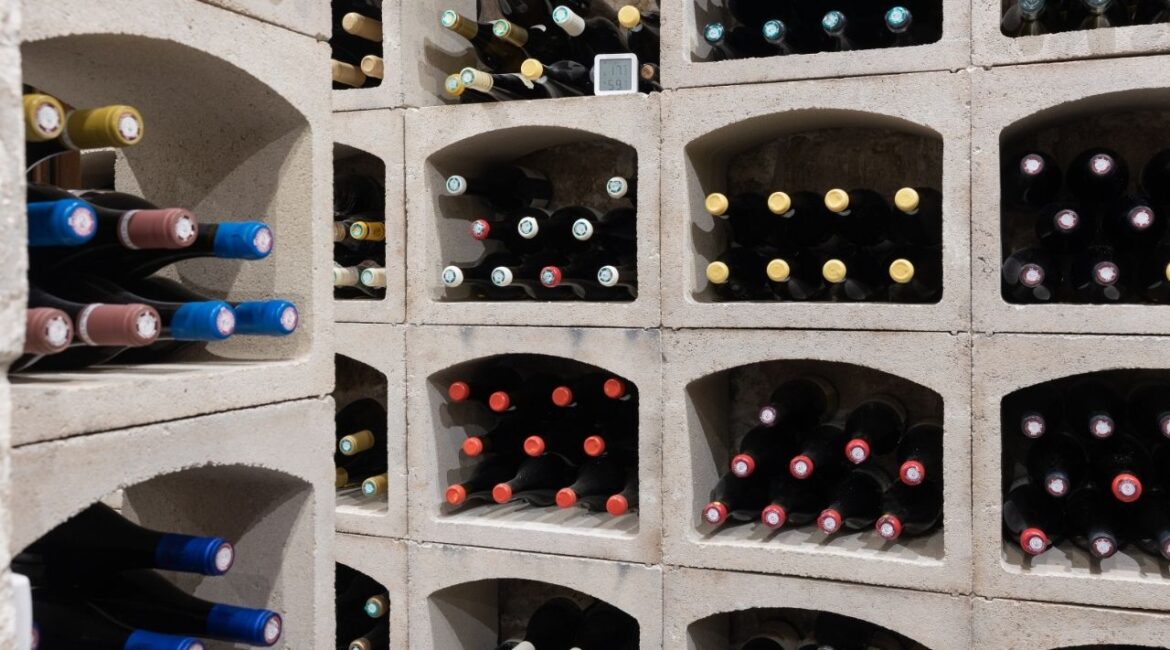 The cellar at a wine bar in Paris, April 10, 2025. President Donald Trump threatened on Jan. 19 to impose 200 percent tariffs on French wine, including Champagne, if President Emmanuel Macron declined to join his proposed “Board of Peace” for Gaza. (Violette Franchi/The New York Times)