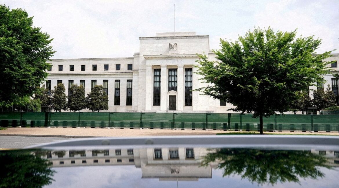 The exterior of the Marriner S. Eccles Federal Reserve Board building is seen in Washington, D.C., U.S., June 14, 2022. (Reuters File)