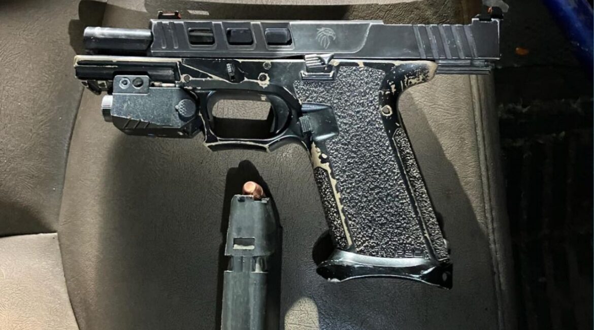 Three men were arrested on Monday, Jan. 26, 2026, in Santa Nella after a vandalism report led Merced County deputies to stop a pickup truck, uncover an unserialized firearm and ammunition, and discover outstanding probation warrants. (Merced County SO)