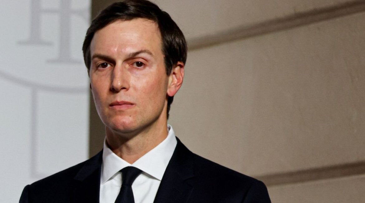 US businessman Jared Kushner looks on during a press conference upon the signing of the declaration on deploying post-ceasefire force in Ukraine during the so-called 'Coalition of the Willing' summit, at the Elysee Palace in Paris, France, January 6, 2026. (Reuters File)