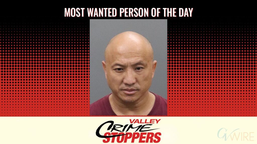 Yieng Yang is Valley Crime Stoppers' Most Wanted Person of the Day for Jan 29, 2026. (Valley Crimes Stoppers)