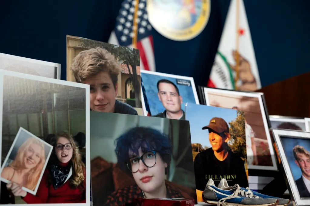 Collage of people killed by drunk drivers in California