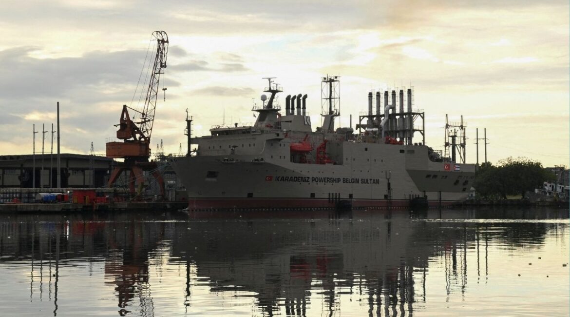 A floating power plant is docked on Havana Bay, after U.S. President Donald Trump vowed to stop Venezuelan oil and money from reaching the island as Cubans brace for worsening fuel shortages amid regular power outages, in Havana, Cuba January 12, 2026. (Reuters File)