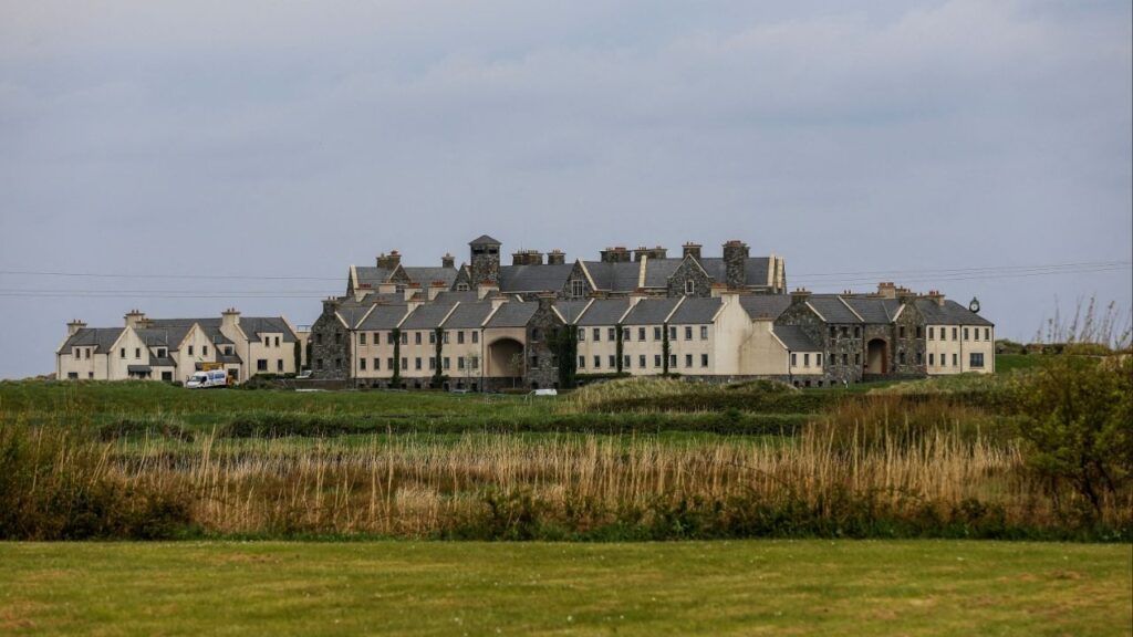 A general view of Trump International Golf Links & Hotel in Doonbeg, in Doonbeg, Ireland, May 3, 2023. (Reuters File)