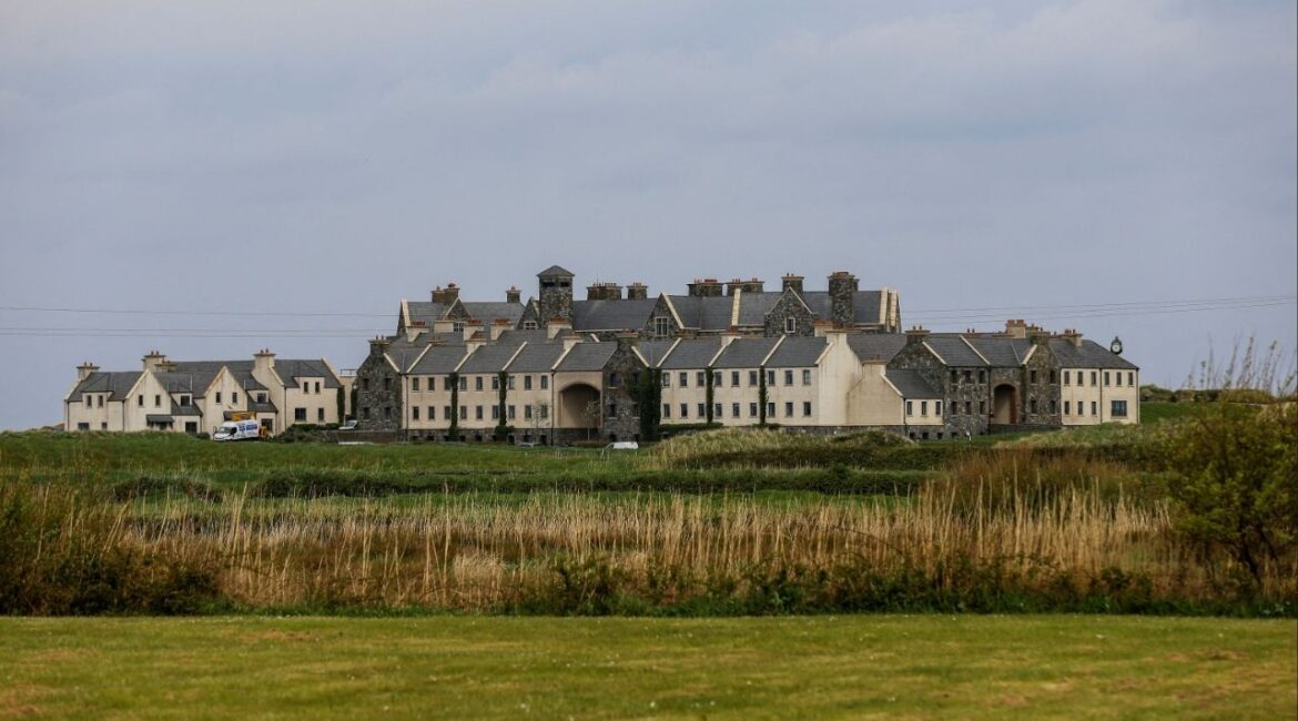 A general view of Trump International Golf Links & Hotel in Doonbeg, in Doonbeg, Ireland, May 3, 2023. (Reuters File)