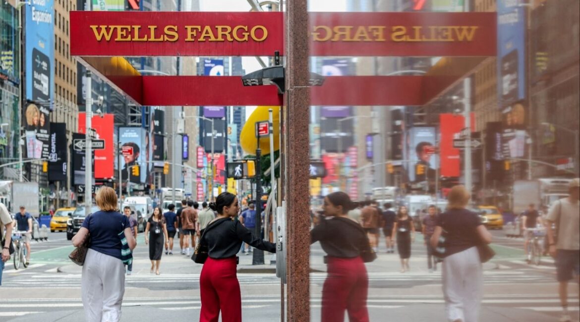 A person enters a Wells Fargo branch in New York City, U.S., July 18, 2025. (Reuters File)