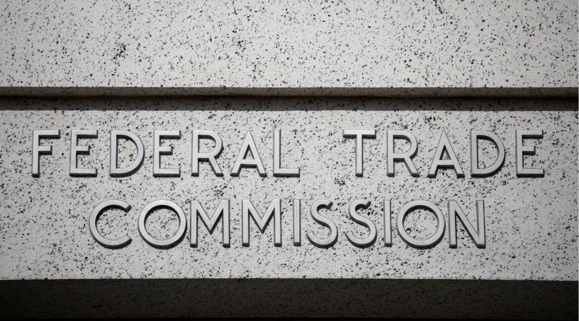 A view of signage at the Federal Trade Commission (FTC) headquarters in Washington, D.C., U.S., November 24, 2024. (Reuters/Benoit Tessier)