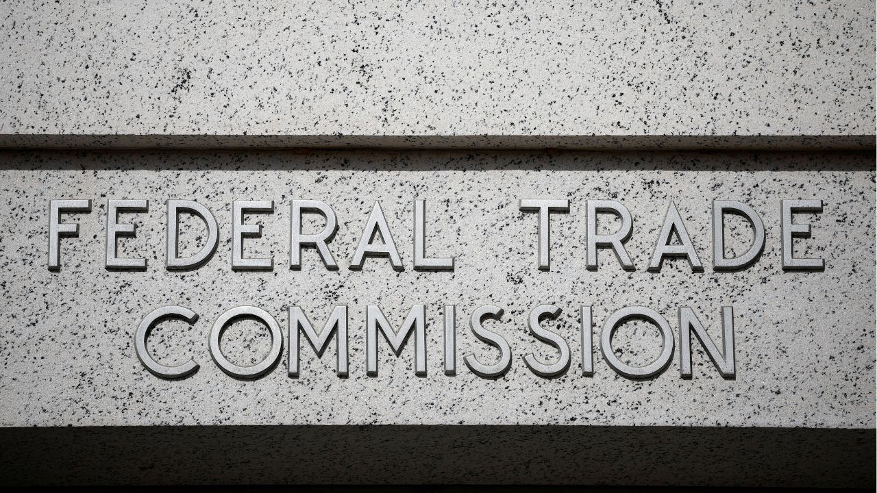 A view of signage at the Federal Trade Commission (FTC) headquarters in Washington, D.C., U.S., November 24, 2024. (Reuters/Benoit Tessier)