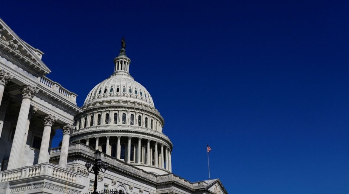 A view of the dome of the U.S. Capitol building, during a vote in the U.S. House of Representatives on a stopgap spending bill to avert a partial government shutdown that would otherwise begin October 1, on Capitol Hill in Washington, D.C. U.S., September 19, 2025. (Reuters/Kent Nishimura)