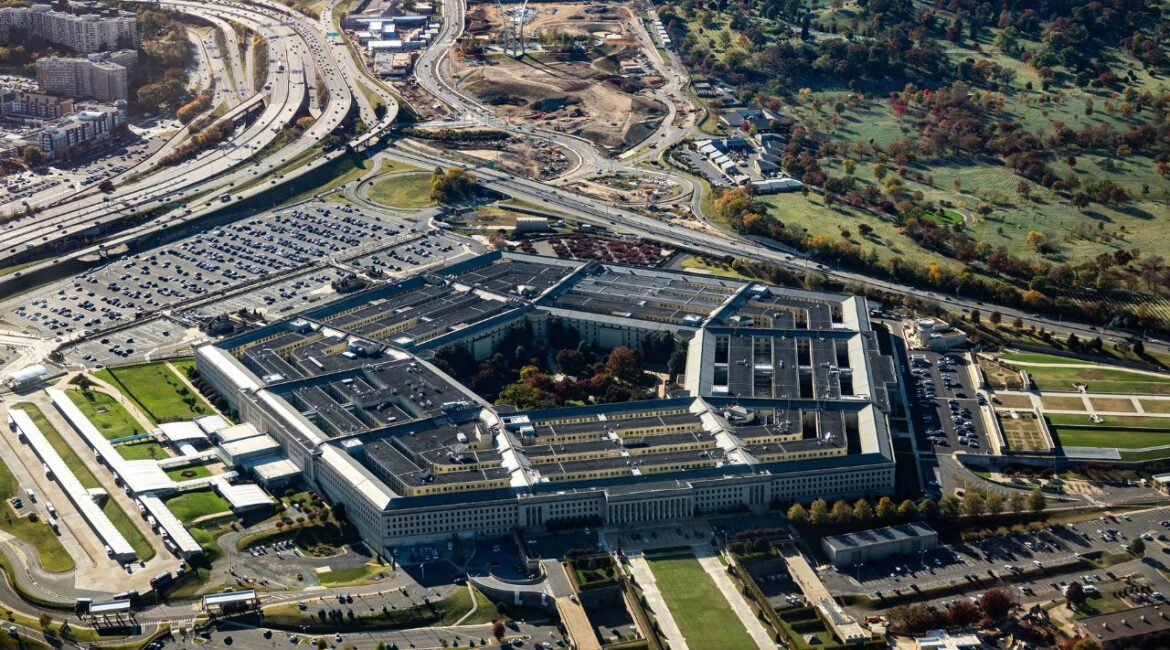 An arial view of the Pentagon in Arlington, Va., Oct. 31,2025. The Pentagon is sending about 200 troops to Nigeria in the coming weeks to help train its military to fight Islamist militants, weeks after President Donald Trump criticized the country for failing to shield Christians from terrorist attacks, a U.S official said on Tuesday, Feb. 10, 2026. (Kenny Holston/The New York Times)