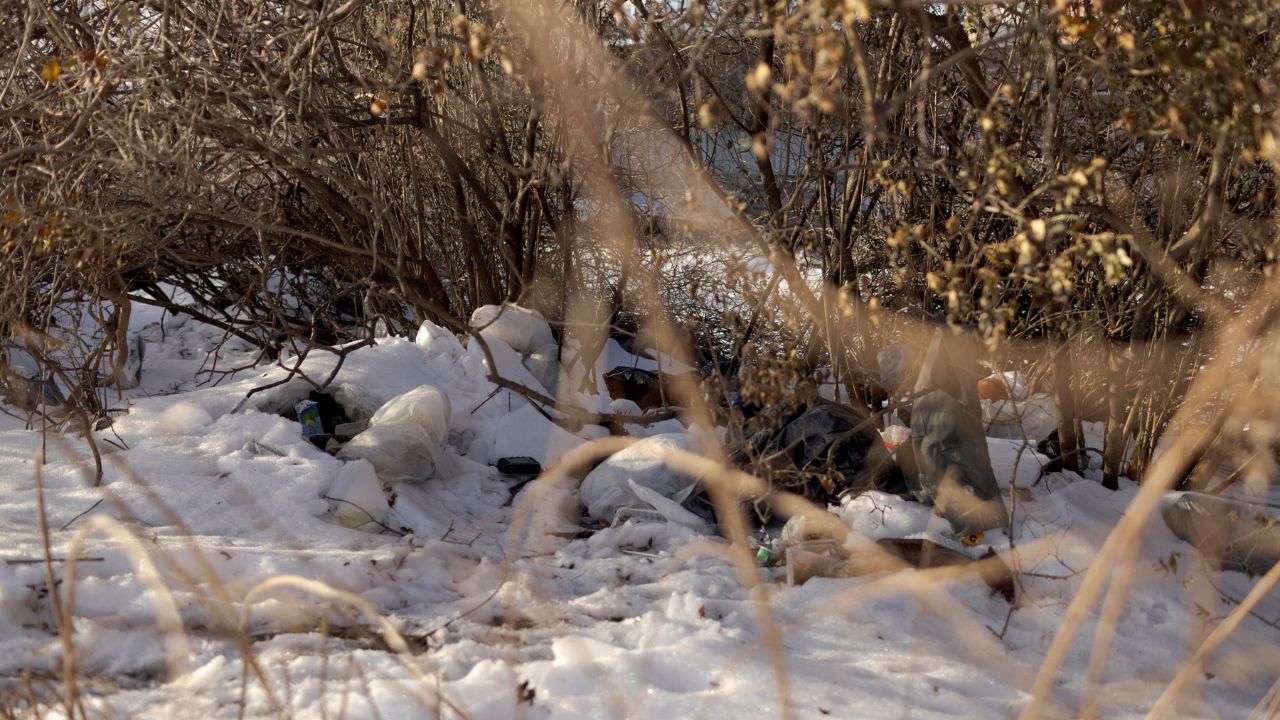 An encampment where a man died during a cold snap in Queens, Feb. 12, 2026. Mayor Zohran Mamdani will announce on Wednesday that he has directed New York City agencies to restart the process of sweeping homeless encampments, reversing a campaign vow and ending a pause that he instituted on Day 5 of his tenure. (Anna Watts/ The New York Times)