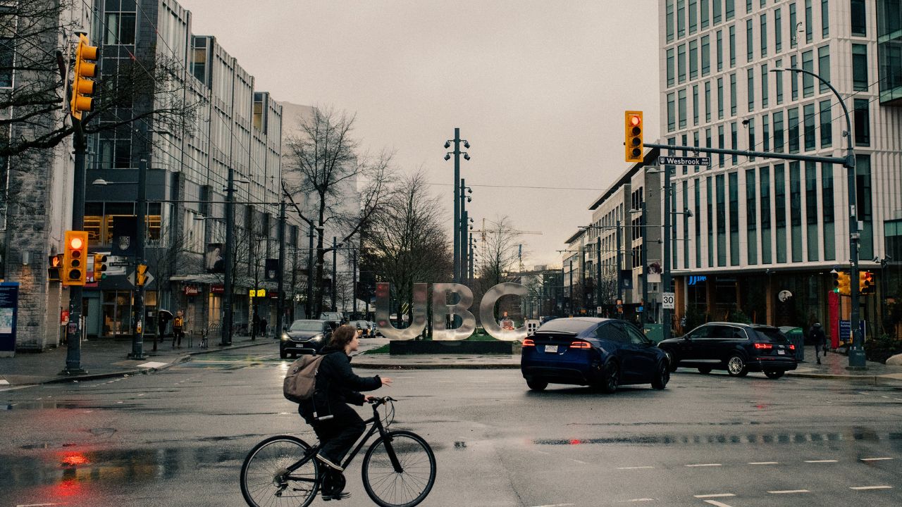 An entrance sign to the University of British Columbia campus in Vancouver, Canada, Feb. 6, 2026. A group of academics at the University of British Columbia say the school’s DEI policies and practices, which include land acknowledgements, violate a law that requires universities to be “nonpolitical.” (Alana Paterson/ The New York Times)