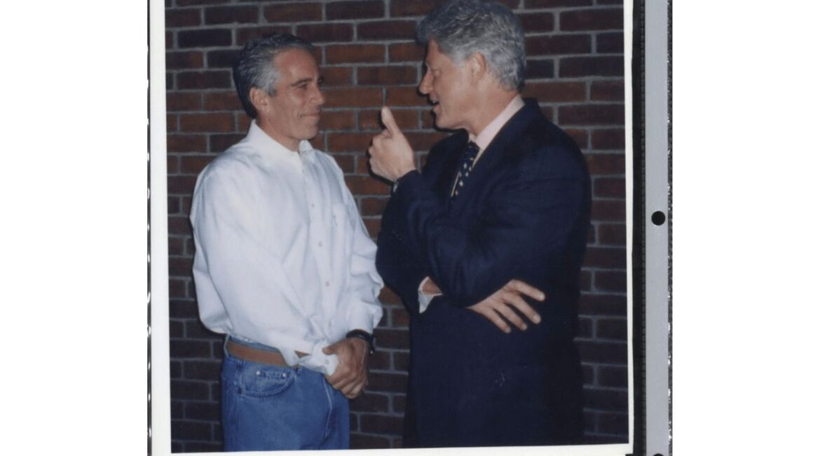 An undated photo provided by the U.S. Department of Justice showing Jefferey Epstein, left, and former President Bill Clinton. The search continues in the documents for ironclad criminal conduct, but the story of a sexual predator given a free ride by the ruling class has already emerged. (U.S. Department of Justice via The New York Times)