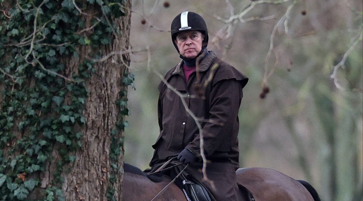Andrew Mountbatten-Windsor rides a horse in Windsor Great Park, near to Royal Lodge, a property on the estate surrounding Windsor Castle, where Andrew Mountbatten-Windsor, the younger brother of Britain's King Charles, resides, after the U.S. Justice Department has released more records tied to the late financier and convicted sex offender Jeffrey Epstein, in Windsor, Britain, February 2, 2026. (Reuters File)