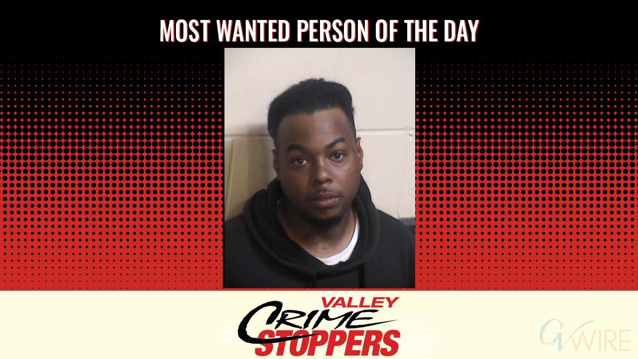 Brian Kattrell Lewis is Valley Crime Stoppers' Most Wanted Person of the Day for Feb 17, 2025. (Valley Crimes Stoppers)
