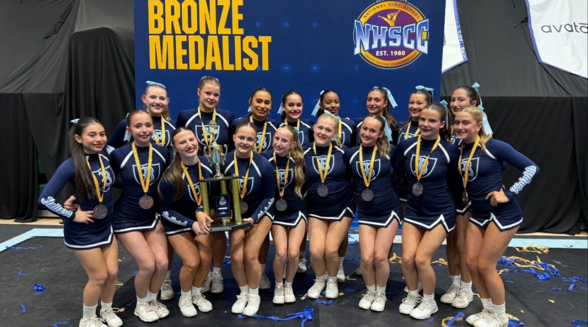 Bullard High School’s cheer team made its national debut by winning the CIF state championship and placing third at UCA Nationals. (Special to GV Wire)