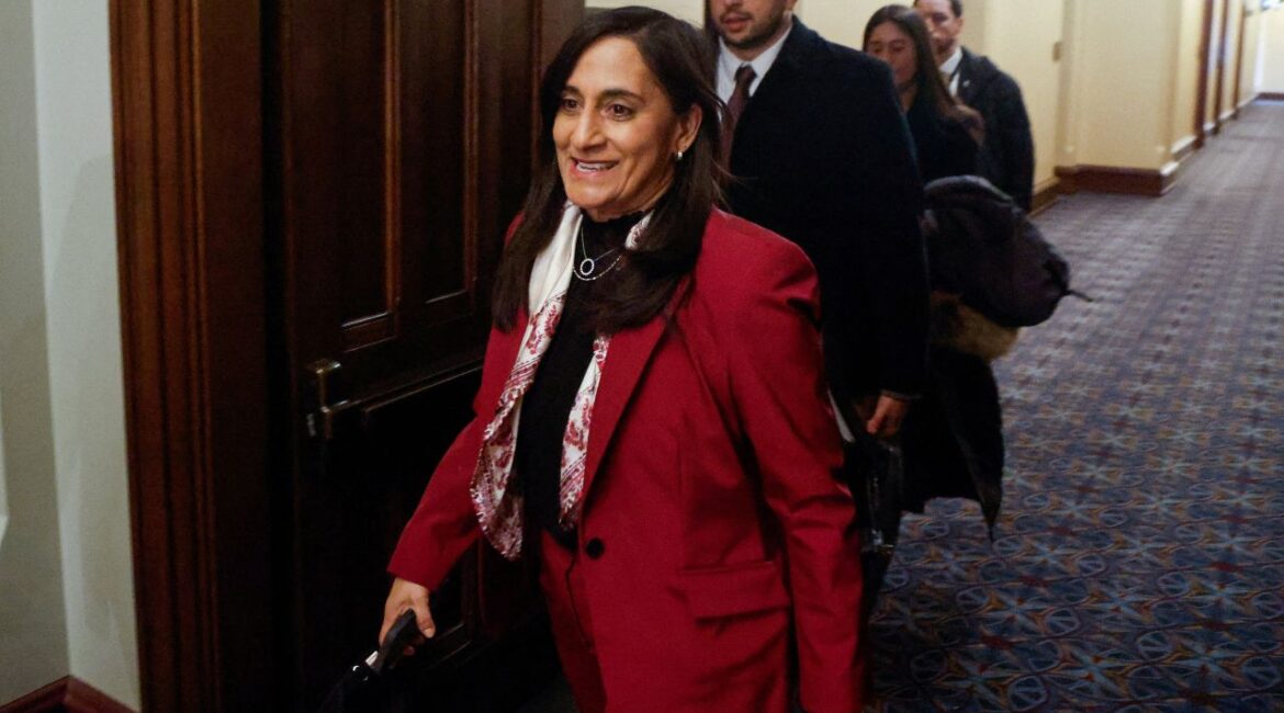 Canada's Foreign Affairs Minister Anita Anand arrives on Parliament Hill in Ottawa, Ontario, Canada, January 28, 2026. (Reuters/Patrick Doyle/File Photo)