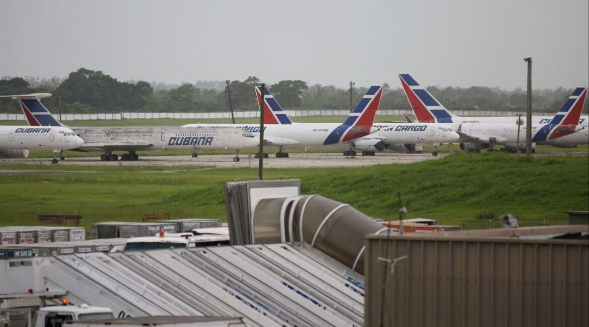 Cuba' state-owned airline Cubana airplanes are seen parked at the Havana's International Airport in Havana, Cuba, June 14, 2018. (Reuters File)