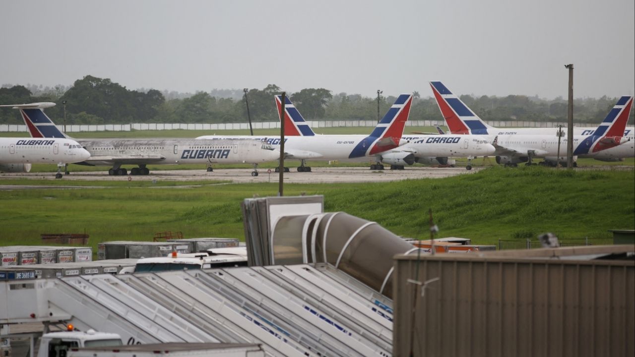 Cuba' state-owned airline Cubana airplanes are seen parked at the Havana's International Airport in Havana, Cuba, June 14, 2018. (Reuters File)