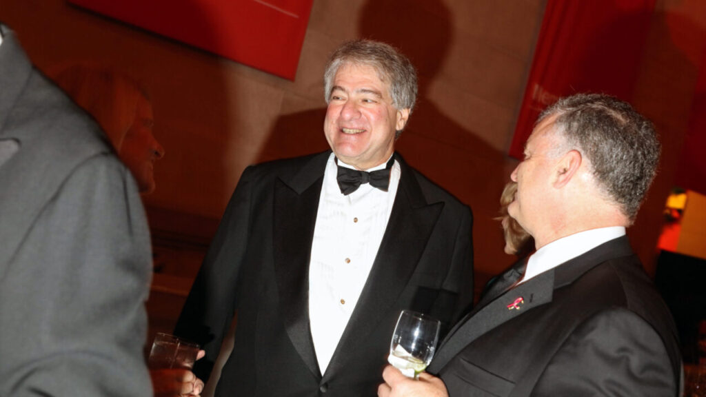 Image of Leon Black in a tuxedo at a benefit gala
