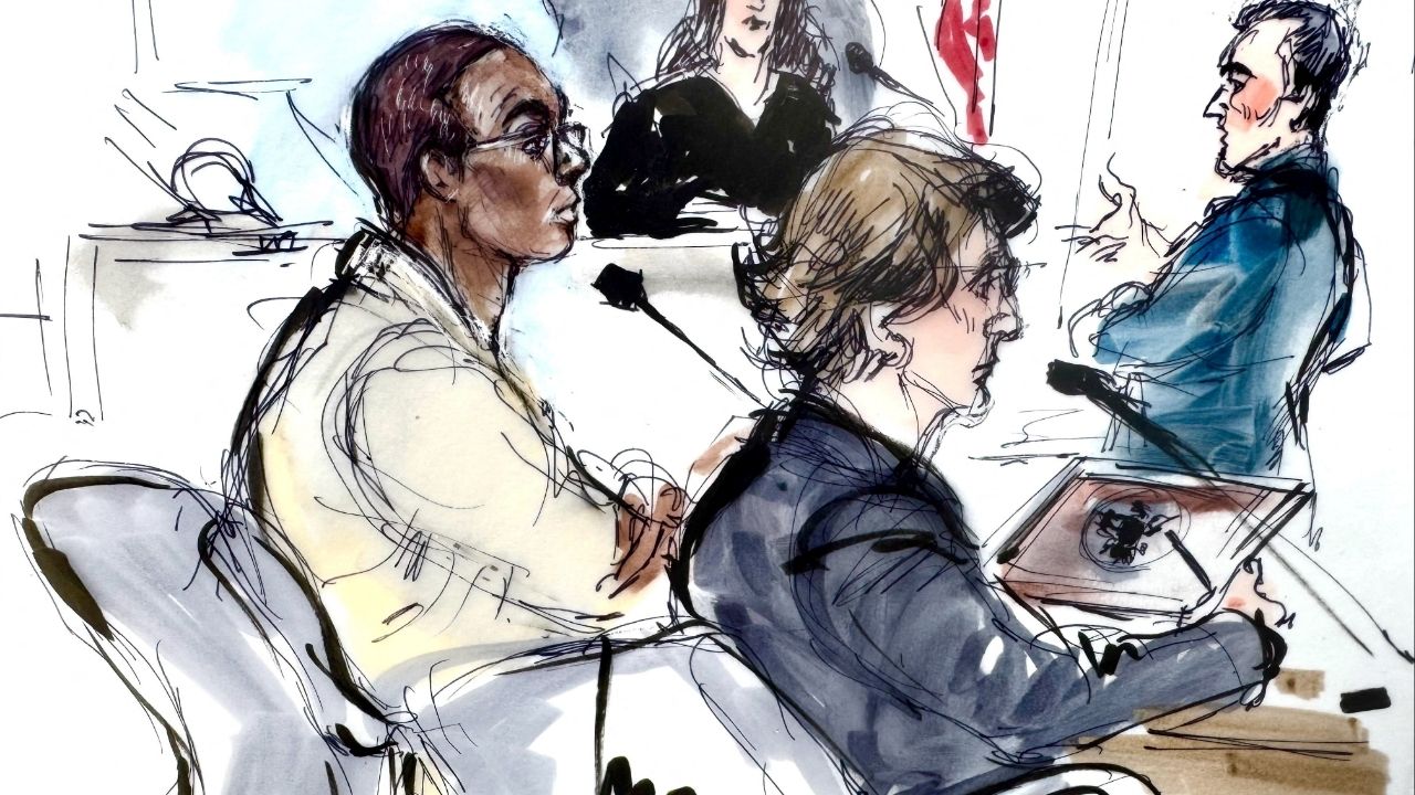Former CNN anchor Don Lemon (L) appears in a hearing following his arrest for involvement in a protest at a church in Minnesota, in Los Angeles, California, U.S., January 30, 2026, in this courtroom sketch. (Reuters/Mona Edwards)
