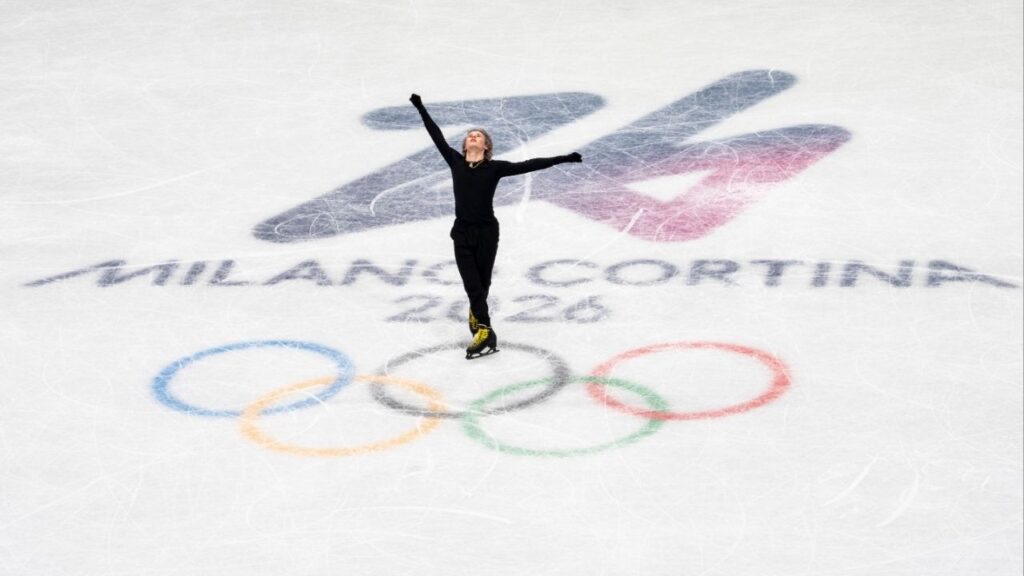 Ilia Malinin of the U.S. practices for the free skating portion of the men’s figure skating single skating event at the 2026 Milan Cortina Winter Olympics at MSK-Competition Rink in Milan, Italy, on Thursday, Feb. 12, 2026. (Doug Mills/The New York Times)