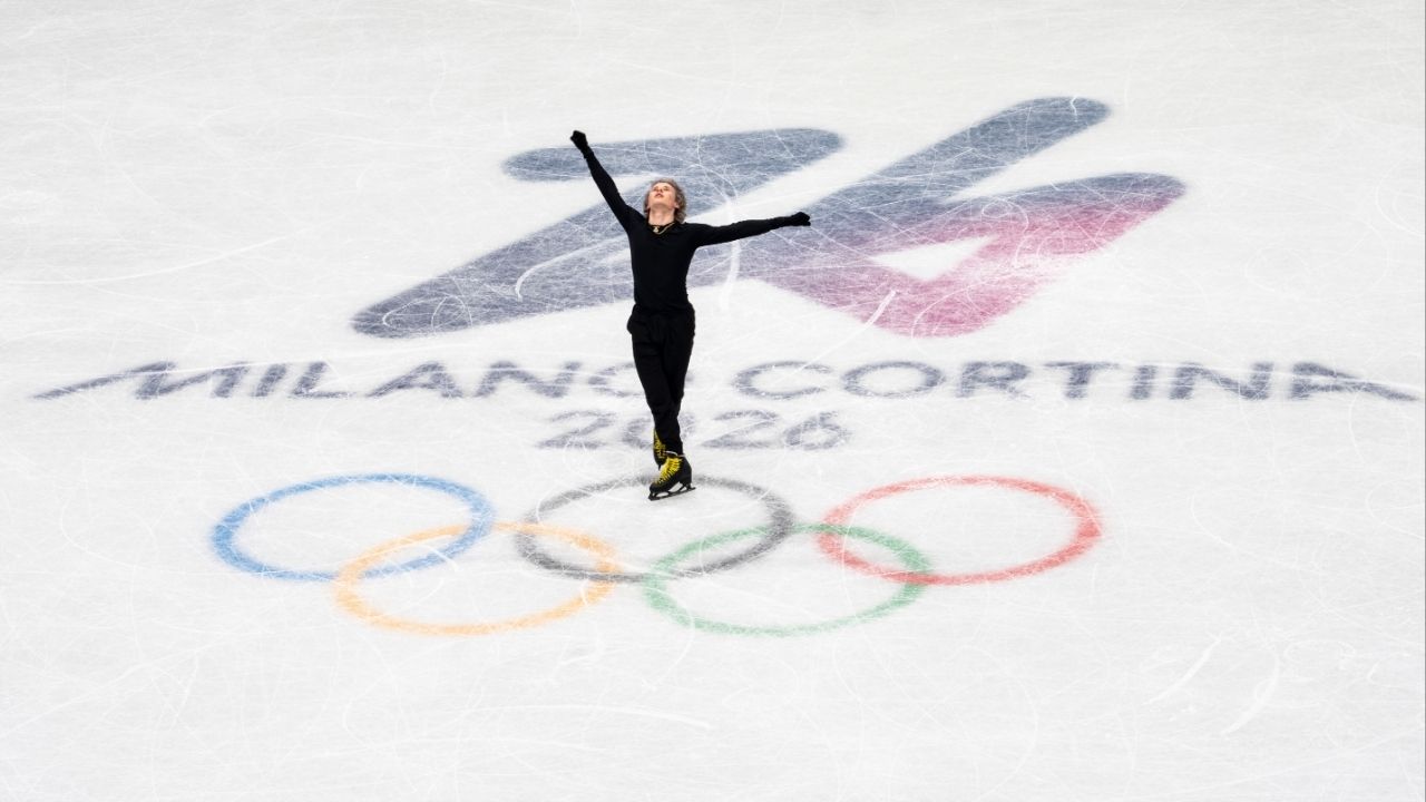 Ilia Malinin of the U.S. practices for the free skating portion of the men’s figure skating single skating event at the 2026 Milan Cortina Winter Olympics at MSK-Competition Rink in Milan, Italy, on Thursday, Feb. 12, 2026. (Doug Mills/The New York Times)